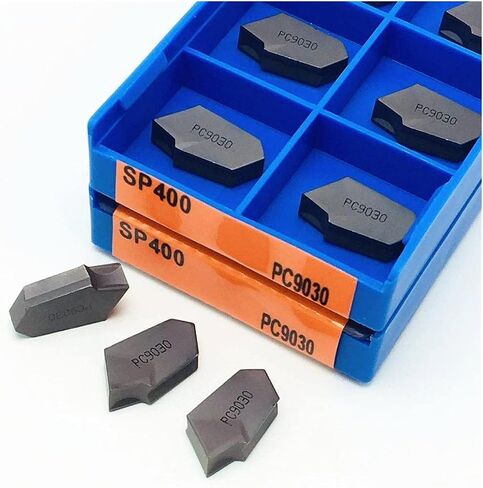 أداة Carbide Tool Grooving SP400 NC3020 NC3030 PC9030 عالي الجودة كاربايد إدراج أدوات مخرطة تحول إدراج SP 400 للفولاذ المقاوم للصدأ (الزاوية: SP400 PC9030 ، عرض إدراج (مم): 20pcs (2Box)) in Saudi Arabia