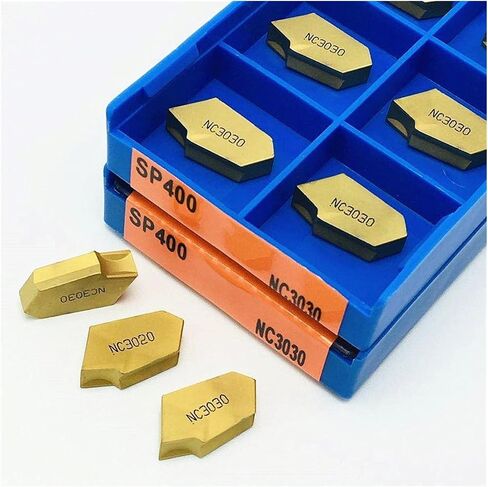 أداة Carbide Tool Grooving SP400 NC3020 NC3030 PC9030 عالي الجودة كاربايد إدراج أدوات مخرطة تحول إدراج SP 400 للفولاذ المقاوم للصدأ (الزاوية: SP400 PC9030 ، عرض إدراج (مم): 20pcs (2Box)) in Saudi Arabia