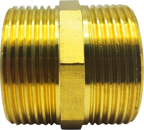 تركيب Nipple Pipe Pipe Pipe ، 1 "× 1" موصل مستقيم الخيوط (حزمة 2 ، طول 37 مم) in Kuwait