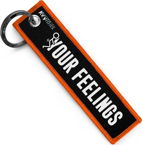 KEYTAILS Keychains, Premium Quality Key Tag for Cars, Trucks, Motorcycle, Sportbike, Scooters, ATV, UTV [F Your Feelings] in Kuwait