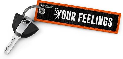 KEYTAILS Keychains, Premium Quality Key Tag for Cars, Trucks, Motorcycle, Sportbike, Scooters, ATV, UTV [F Your Feelings] in Kuwait