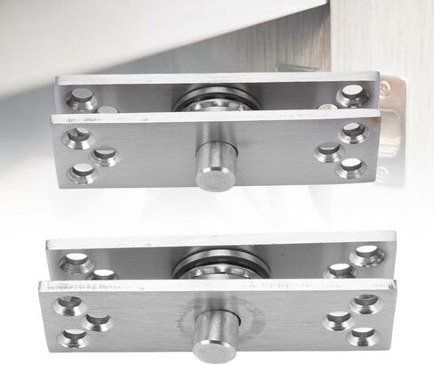 Hidden Door Hinge, 360 Degree Swinging Pivot Hinge, 220Lbs Load Bearing Stainless Steel Conceal Hinges Hardware for Secret Doors, Bookcase in Saudi Arabia