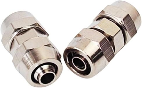 Metal PV PE PU Pneumatic quick coupling OD 4 6 8 10 12 14 16 MM Air Quick Connector For Hose Tube Fast Joint Connection(K-PV12,1pcs) in Saudi Arabia