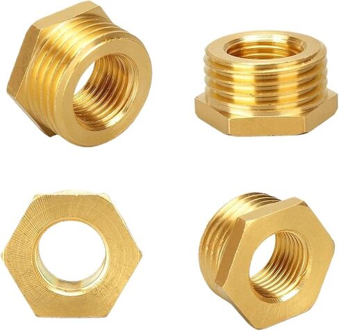 1pcs الكامل النحاس الداخلي والموضوع الداخلي الموصل النحاسي الموصل 1/8 '， 1/2' ， 1/4 ， 3/4 'إلى 1 بوصة النحاس (02-06) in Saudi Arabia