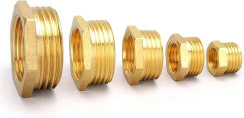 1pcs الكامل النحاس الداخلي والموضوع الداخلي الموصل النحاسي الموصل 1/8 '， 1/2' ， 1/4 ， 3/4 'إلى 1 بوصة النحاس (02-06) in Saudi Arabia