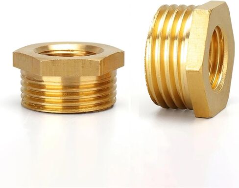1pcs الكامل النحاس الداخلي والموضوع الداخلي الموصل النحاسي الموصل 1/8 '， 1/2' ， 1/4 ， 3/4 'إلى 1 بوصة النحاس (02-06) in Saudi Arabia
