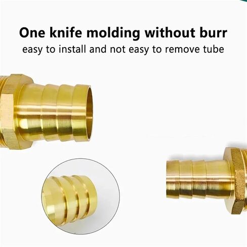 20/100pcs pc series التجهيزات النحاسية مع خيط الذكور 6 مم/8 مم/10 مم/12mm pagoda pagoda hose barb tail tile tiptings (Barb 10mm-1i2،20 pcs) in Saudi Arabia