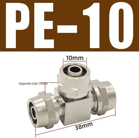 Metal PV PE PU Pneumatic quick coupling OD 4 6 8 10 12 14 16 MM Air Quick Connector For Hose Tube Fast Joint Connection(K-PV12,1pcs) in Saudi Arabia