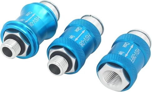 HSV Series Hand Slide Valve Flow Control Manual Switch HSV-06 HSV-08 HSV-10 HSV-15 Male thread HSV-08FF HSV-06FF Female thread(HSV-08) in Saudi Arabia