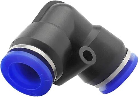 20/50 PCS PV Degree Elbow Pneumatic Quick Fitting Plastic 4mm 6mm 8mm 10mm 12mm Air Parts Pipe Push In Water Quick Connector(PV-4,50 PCS) in Saudi Arabia