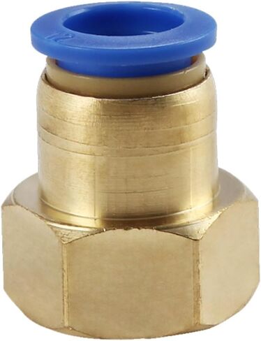 1PCS Pneumatic connector PCF 4mm-12mm fitting thread 1/8" 1/4" 3/8" 1/2" air tube Thread Female Straight Air Fitting(10-03) in Saudi Arabia