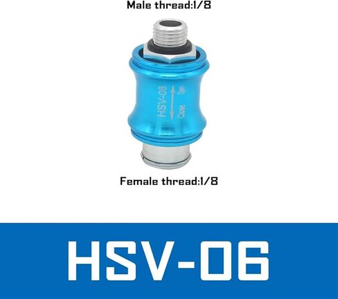 HSV Series Hand Slide Valve Flow Control Manual Switch HSV-06 HSV-08 HSV-10 HSV-15 Male thread HSV-08FF HSV-06FF Female thread(HSV-08) in Saudi Arabia