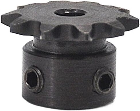 Steel Motor Drive Gear 1pcs 04C Chain Gear Steel 9T Teeth Industrial Sprocket Wheel with Top Wire Bore 5/6/8/10mm(6mm) in Saudi Arabia