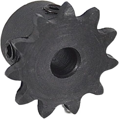 Steel Motor Drive Gear 1pcs 04C Chain Gear Steel 9T Teeth Industrial Sprocket Wheel with Top Wire Bore 5/6/8/10mm(6mm) in Saudi Arabia