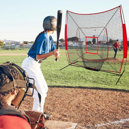 Vinsot 2 Pack Strike Zone Pitching Target for Baseball Net, Numbered Target, Adjustable Baseball Softball Pitching Mat Practice Accuracy Training Throwing Hitting for 6x6, 7x7 or 8x8 Foot Nets in Saudi Arabia