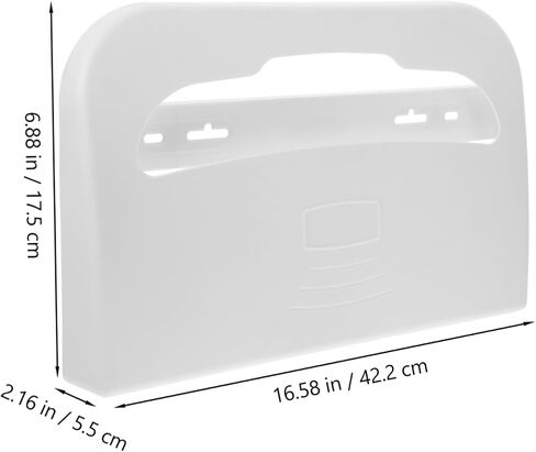 ARTIBETTER Wall Mount Toilet Seat Cover Holder Durable Plastic Dispenser for Bathroom Easy Access Decorative Rack for Toilet Seat Covers Versatile and Sturdy Design in Saudi Arabia