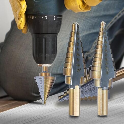 HSS Step Drill Bit Set Triangle Shank Hole Straight Groove Core Drill Bits HSS Cobalt Step Drill Bit with Aluminum in Saudi Arabia