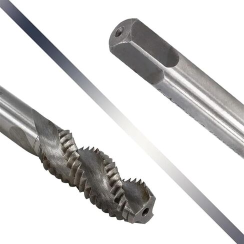 Metric Tap HSS Steel Spiral Flute Screw Tap M2-M18 Machine Thread Tap Drill Hand Tools for Metal Blind Hole 1Pcs(M8x1.25) in Saudi Arabia