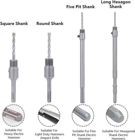 SDS Plus Drill Bit Shank Carbide Tabled Metal Round Rod 110/200/320mm 1pcs (22x320mm) in Saudi Arabia