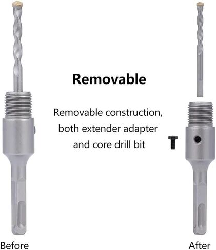 SDS Plus Drill Bit Shank Carbide Tabled Metal Round Rod 110/200/320mm 1pcs (22x320mm) in Saudi Arabia