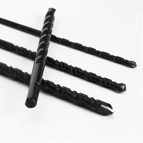 6 8 10 12mm Black Lengthen Multi-Functional Glass Drill Bit Triangle Bits Ceramic Tile Concrete Brick Metal Stainless Steel Wood 1Pcs(3 pcs Set) in Saudi Arabia