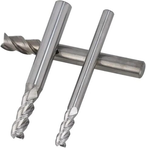 1-12mm Carbide HRC 50 3 Flute Spiral for Metal Milling Tools CNC Machine Router Bit(1.5XD4X3X50L) in Saudi Arabia