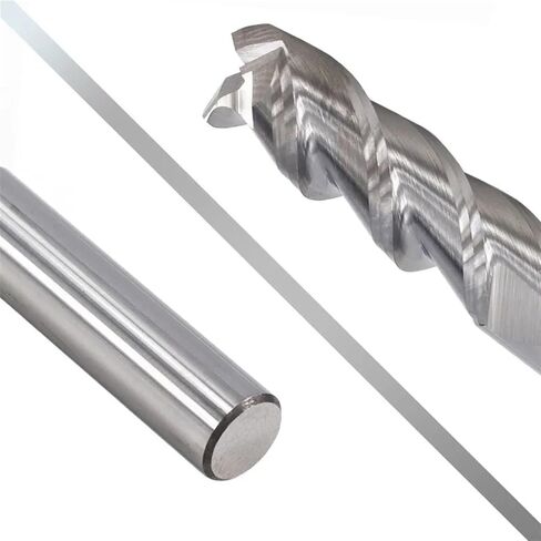1-12mm Carbide HRC 50 3 Flute Spiral for Metal Milling Tools CNC Machine Router Bit(1.5XD4X3X50L) in Saudi Arabia