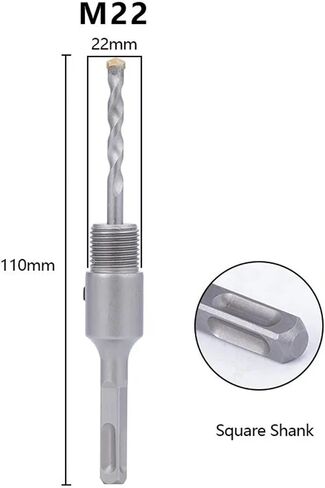 SDS Plus Drill Bit Shank Carbide Tabled Metal Round Rod 110/200/320mm 1pcs (22x320mm) in Saudi Arabia