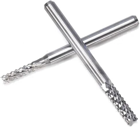 10Pcs 0.8-3.175mm Carbide Set 3.175mm Shank Bits Tools(10pcs 1.3-3.175mm) in Saudi Arabia