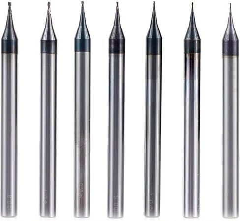2 شقة الفلوت 0.2-0.9mm البت الصغير 4 مم (0.2xd4x50l) in Saudi Arabia