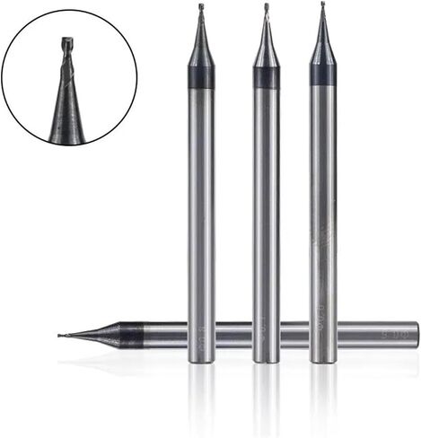 2 شقة الفلوت 0.2-0.9mm البت الصغير 4 مم (0.2xd4x50l) in Saudi Arabia