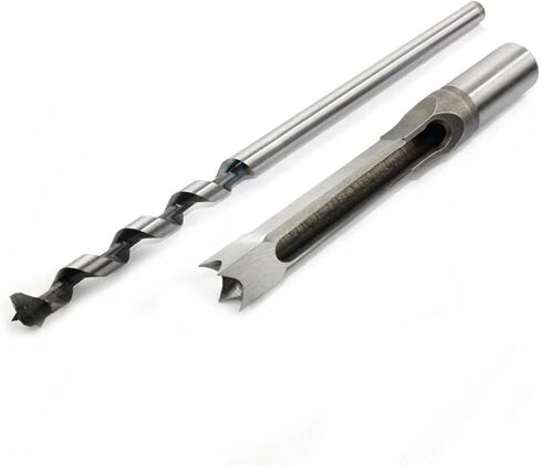 4PCS HSS Twist Drill Bits Square Auger Square Hole Woodworking Drill Tools Kit Set Extended Saw in Saudi Arabia