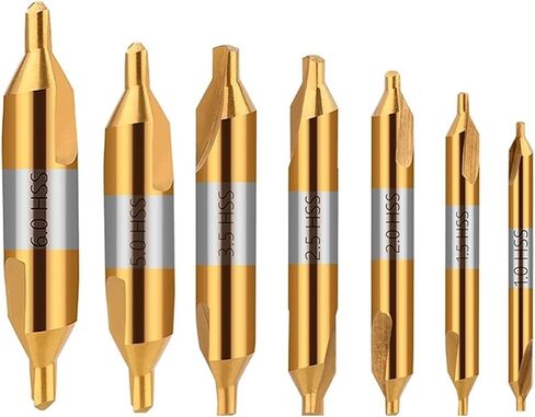HSS Drill Bit 60 Degree Combined Countersinks Angle Bit 1.0 1.5 2.0 2.5 3.0 3.15 3.5 4.0 5.0 6.0mm Metal Drill Bit 1Pcs(3.0mm) in Saudi Arabia