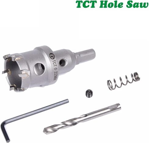 1Pcs Core Drill Hole Saw Tungsten Carbide Tip Drill Bit 16mm to 23mm for Stainless Steel Metal Alloy Drilling Bit(22.5mm) in Saudi Arabia