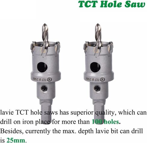 1Pcs Core Drill Hole Saw Tungsten Carbide Tip Drill Bit 16mm to 23mm for Stainless Steel Metal Alloy Drilling Bit(22.5mm) in Saudi Arabia