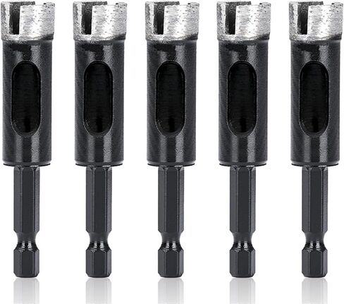 Dry Cut Drilling Core Bit Hex Shank 6-16mm Ceramic Tile Hole Saw Granite Marble Drill Bits Glass Hole Drilling Tool 1Pcs(8mm) in Saudi Arabia