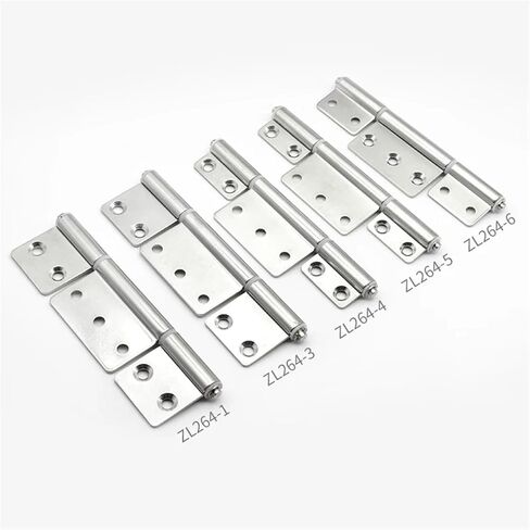 Hinge Bearings Can Rotate Flag Shaped Stop Mute Buffer 304 Stainless Steel Industrial Hardware Triple Hinge 1Pcs(ZL264-6) in Saudi Arabia
