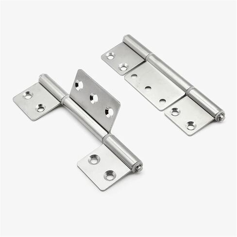 Hinge Bearings Can Rotate Flag Shaped Stop Mute Buffer 304 Stainless Steel Industrial Hardware Triple Hinge 1Pcs(ZL264-6) in Saudi Arabia