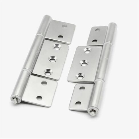 Hinge Bearings Can Rotate Flag Shaped Stop Mute Buffer 304 Stainless Steel Industrial Hardware Triple Hinge 1Pcs(ZL264-6) in Saudi Arabia