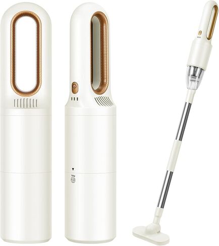 2-in-1 mini cordless pracuum pleaner ، مكنسة كهربائية محمولة ، مكنسة للسيارة USB قابلة لإعادة الشحن ، إزالة الغبار بسرعة ، للأرضية الصلبة ، السجاد ، شعر الحيوانات الأليفة ، السيارة ، المكتب والمنزل. in Kuwait