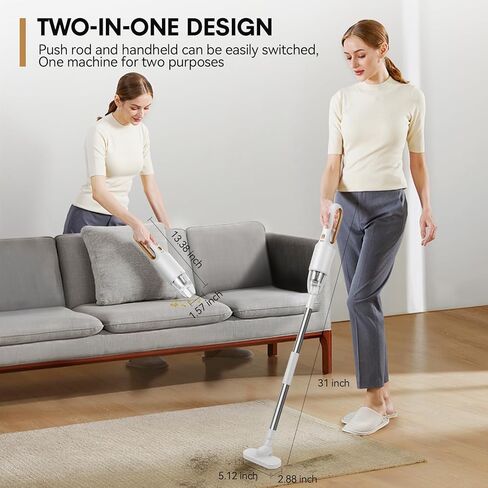 2-in-1 mini cordless pracuum pleaner ، مكنسة كهربائية محمولة ، مكنسة للسيارة USB قابلة لإعادة الشحن ، إزالة الغبار بسرعة ، للأرضية الصلبة ، السجاد ، شعر الحيوانات الأليفة ، السيارة ، المكتب والمنزل. in Kuwait