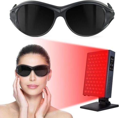 Professional Red Light Therapy Glasses, lPL Glasses 200-2000nm, Eye Protection for Red Light Therapy and infrared light therapy in Saudi Arabia