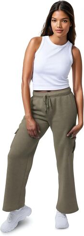 3 Pack Sweatpants Women, Wide Leg Cargo Womens Sweatpants, Wide Leg Pants with Pockets (Available in Plus) in Kuwait