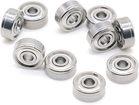 10Pcs S627ZZ 7x22x7mm Stainless Steel Ball Bearings AISI440C in Saudi Arabia