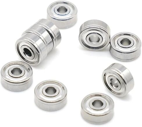 10Pcs S627ZZ 7x22x7mm Stainless Steel Ball Bearings AISI440C in Saudi Arabia