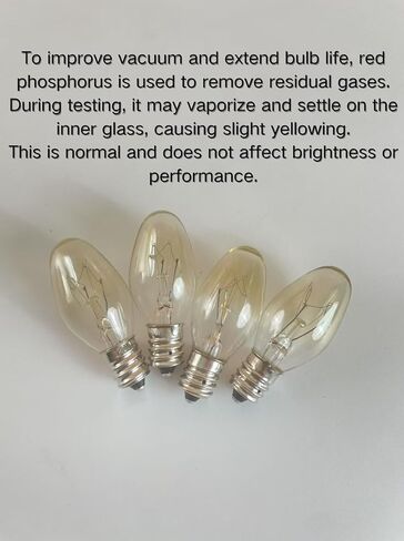 Salt Lamp Bulbs - 15 Watt Light Bulbs for Scentsy Wax Warmer - C7 Replacement Bulbs for Plug in Wax Diffuser- Warmwhite - Dimmable,16 Packs (Salt Lamp Bulb 15w) in Saudi Arabia