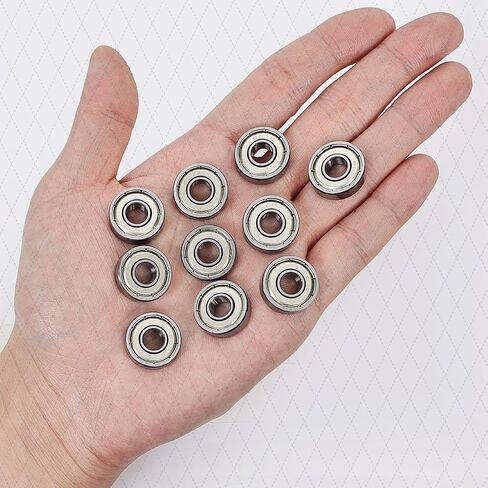 20 pcs MR63ZZ Miniature Deep Groove Ball Bearings,Pre-Lubricated & High RPM Support - - 3x6x2.5mm in Saudi Arabia