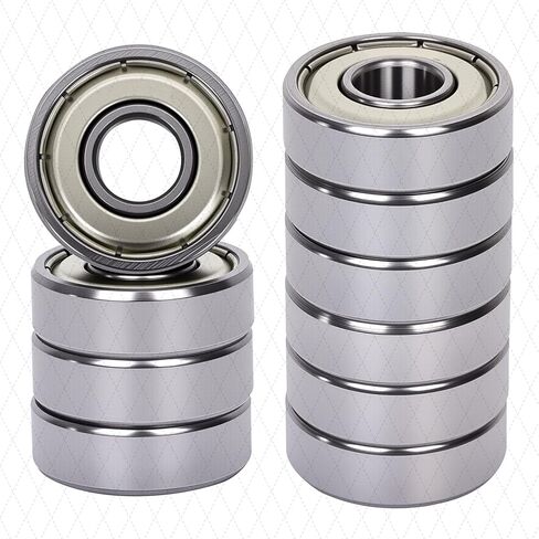 20 pcs MR63ZZ Miniature Deep Groove Ball Bearings,Pre-Lubricated & High RPM Support - - 3x6x2.5mm in Saudi Arabia