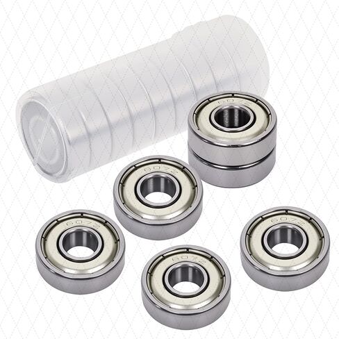 20 pcs MR63ZZ Miniature Deep Groove Ball Bearings,Pre-Lubricated & High RPM Support - - 3x6x2.5mm in Saudi Arabia
