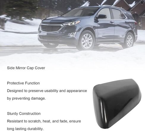 Side Door Rear View Mirror Cover Cap Rearview Door Wing Mirror Housing Rearview Mirrors Trim Exterior Accessories Compatible with Terrain AT4 SL (Left) in Saudi Arabia